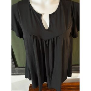 White birch black blouse - size medium